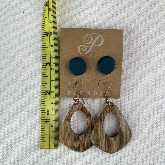 Plunder Design Fashion Jewelry Boutique Boho Necklace Earrings Set New - Picture 6 of 9